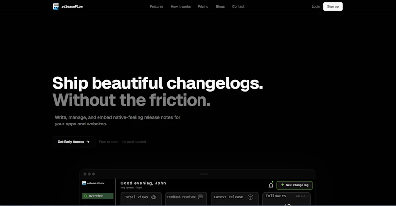 releaseFlow screenshot 2