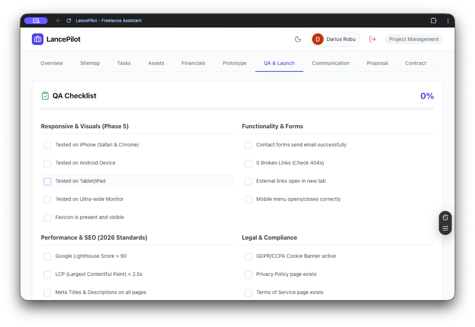 LancePilot screenshot 4
