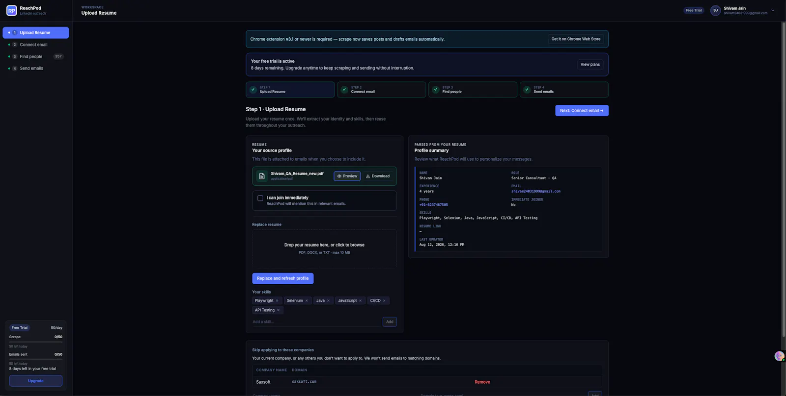 ReachPod screenshot 3
