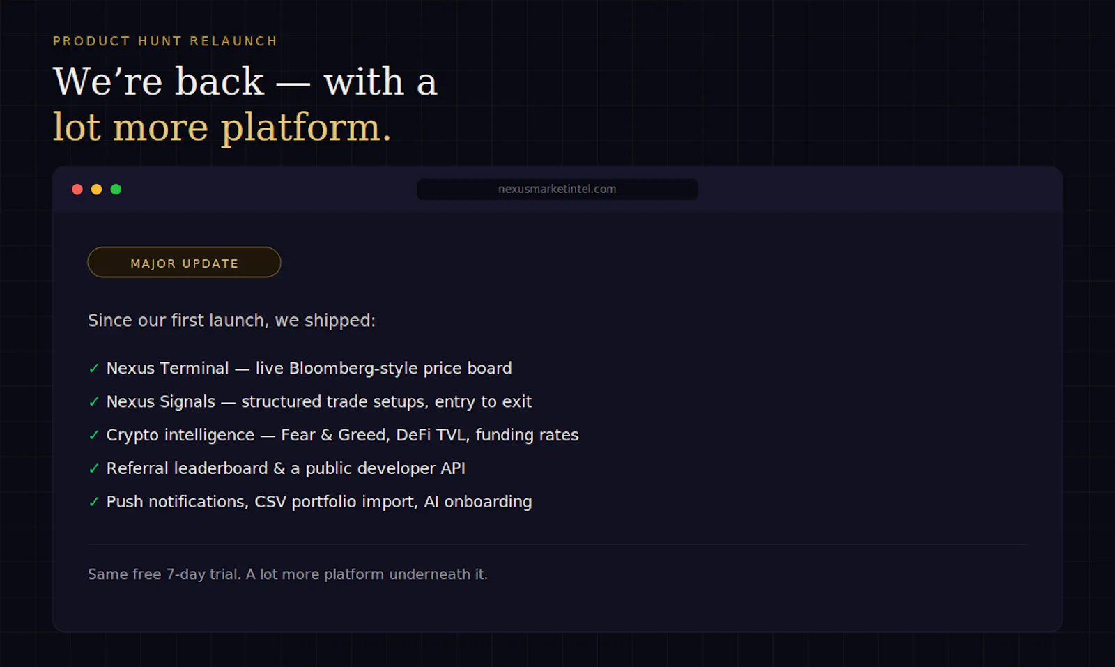 Nexus Intelligence screenshot 2