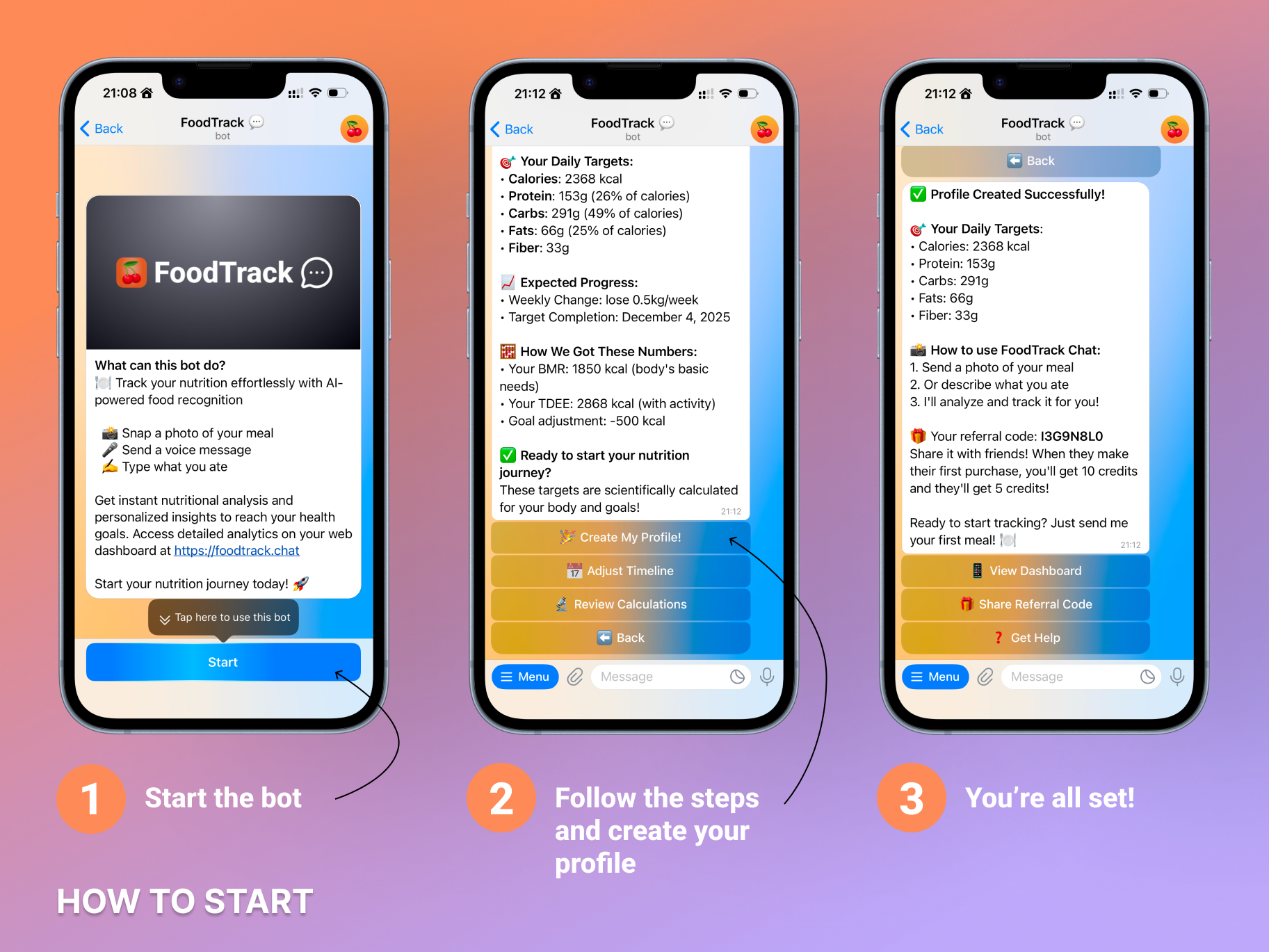 FoodTrack.Chat gallery image