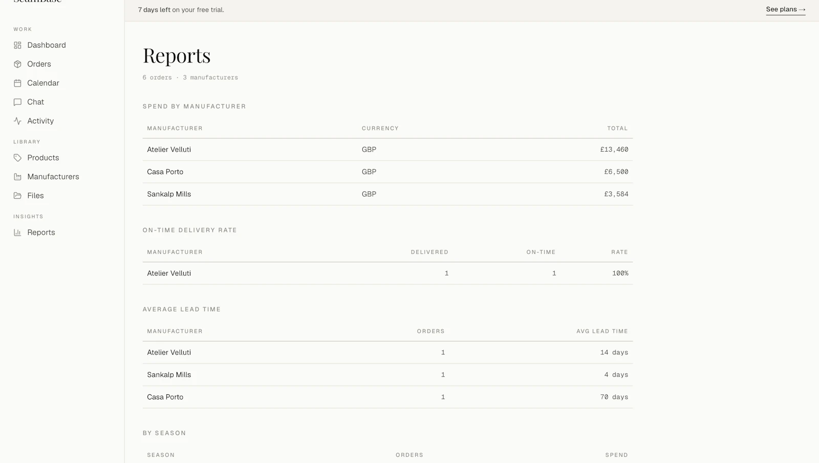 SeamBase screenshot 2
