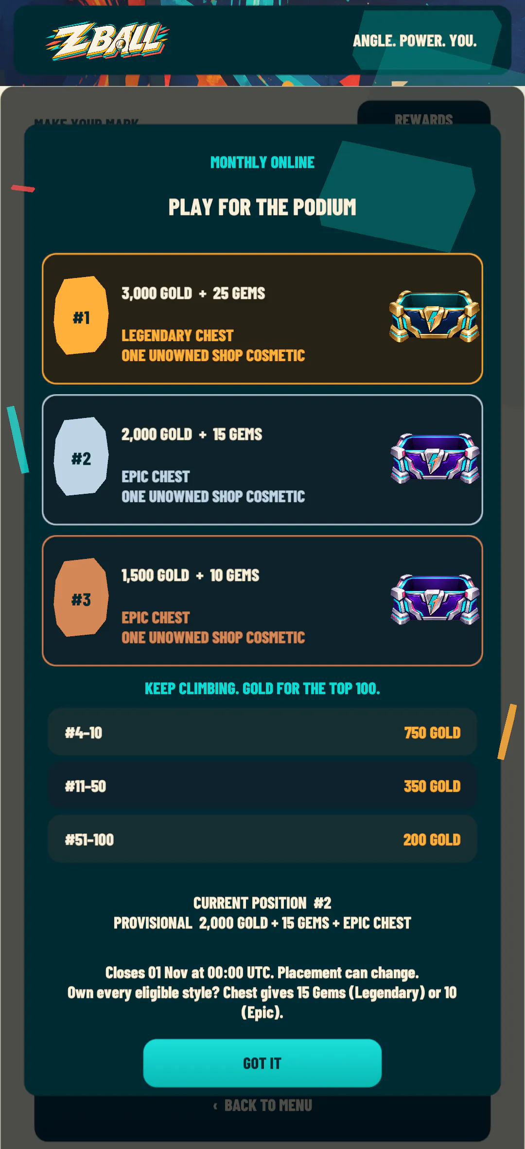 Z Ball: 1v1 Tilt Shot Arena gallery image