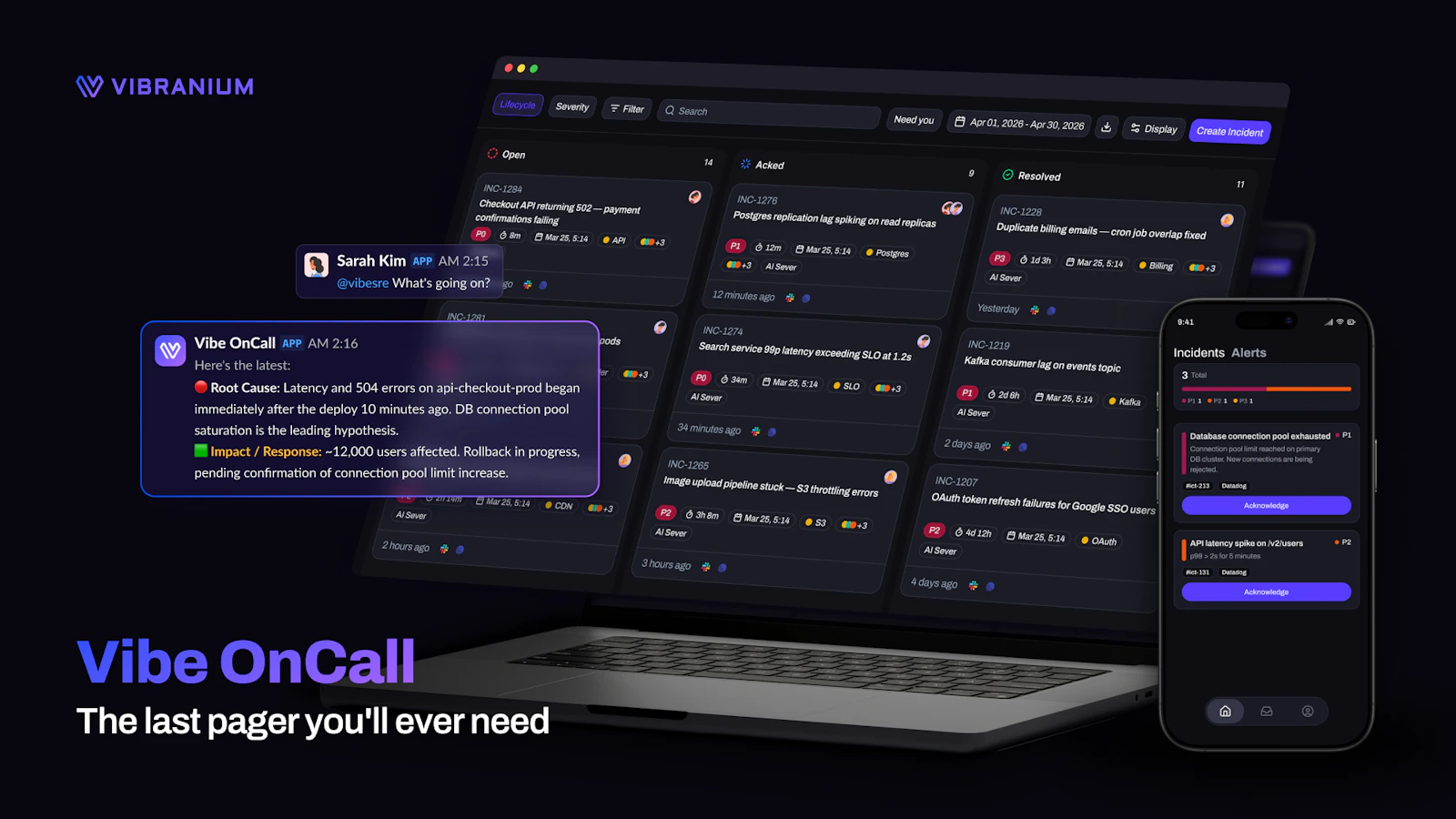 Vibe OnCall by Vibranium Labs screenshot 1