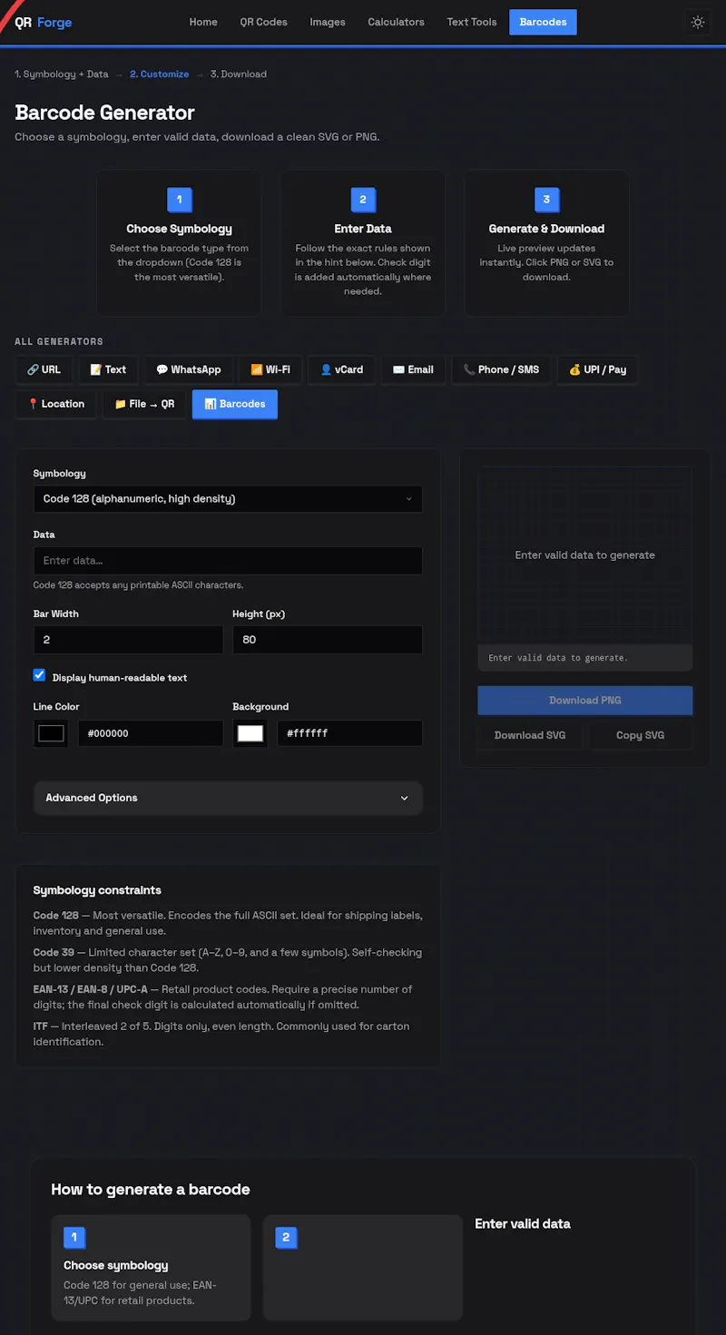 QRForge screenshot 2
