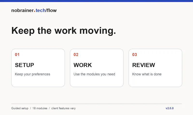 nobrainer-tech-flow screenshot 2
