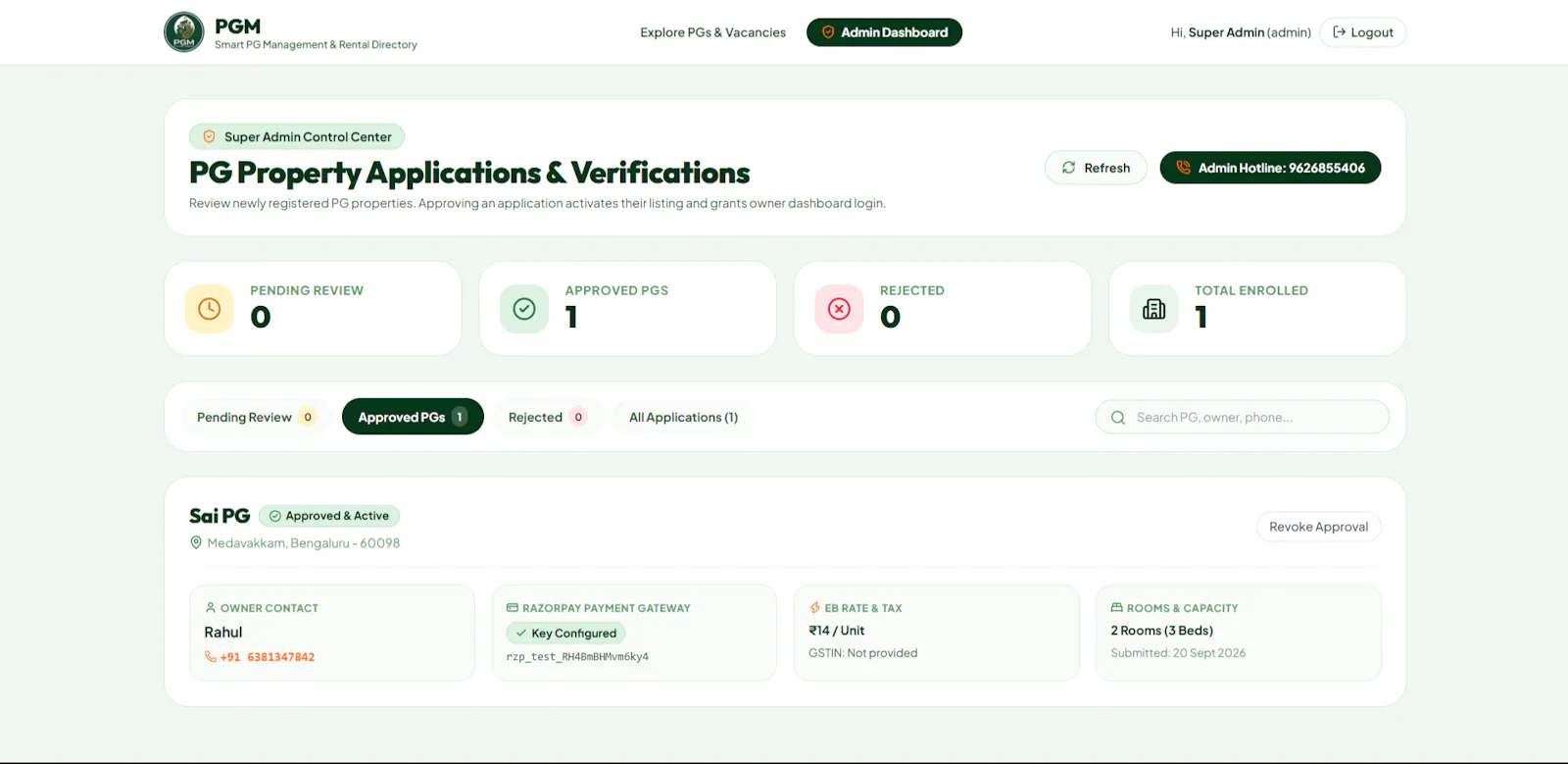 PGM - Smart PG Management screenshot 6