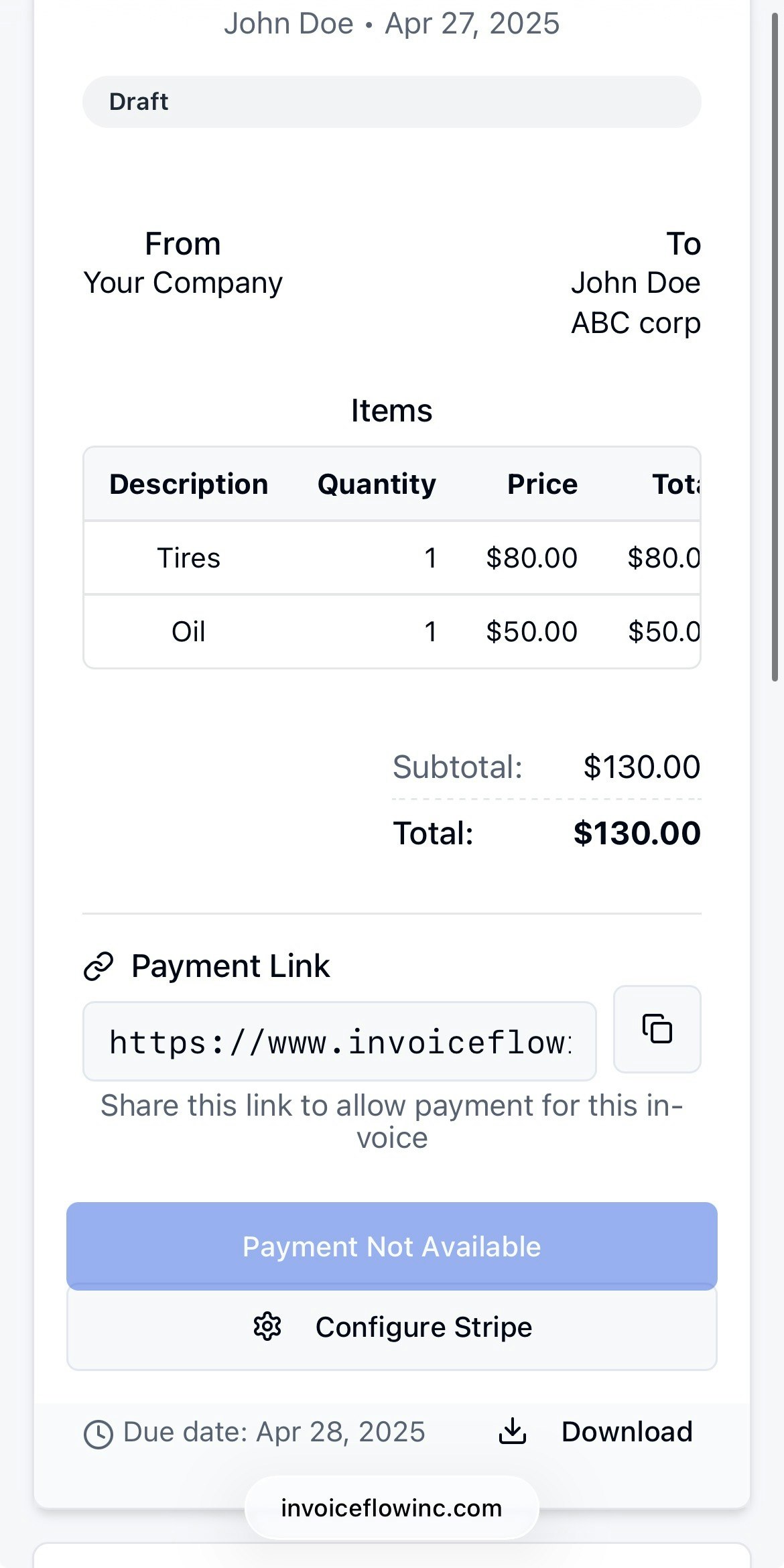 InvoiceFlow gallery image