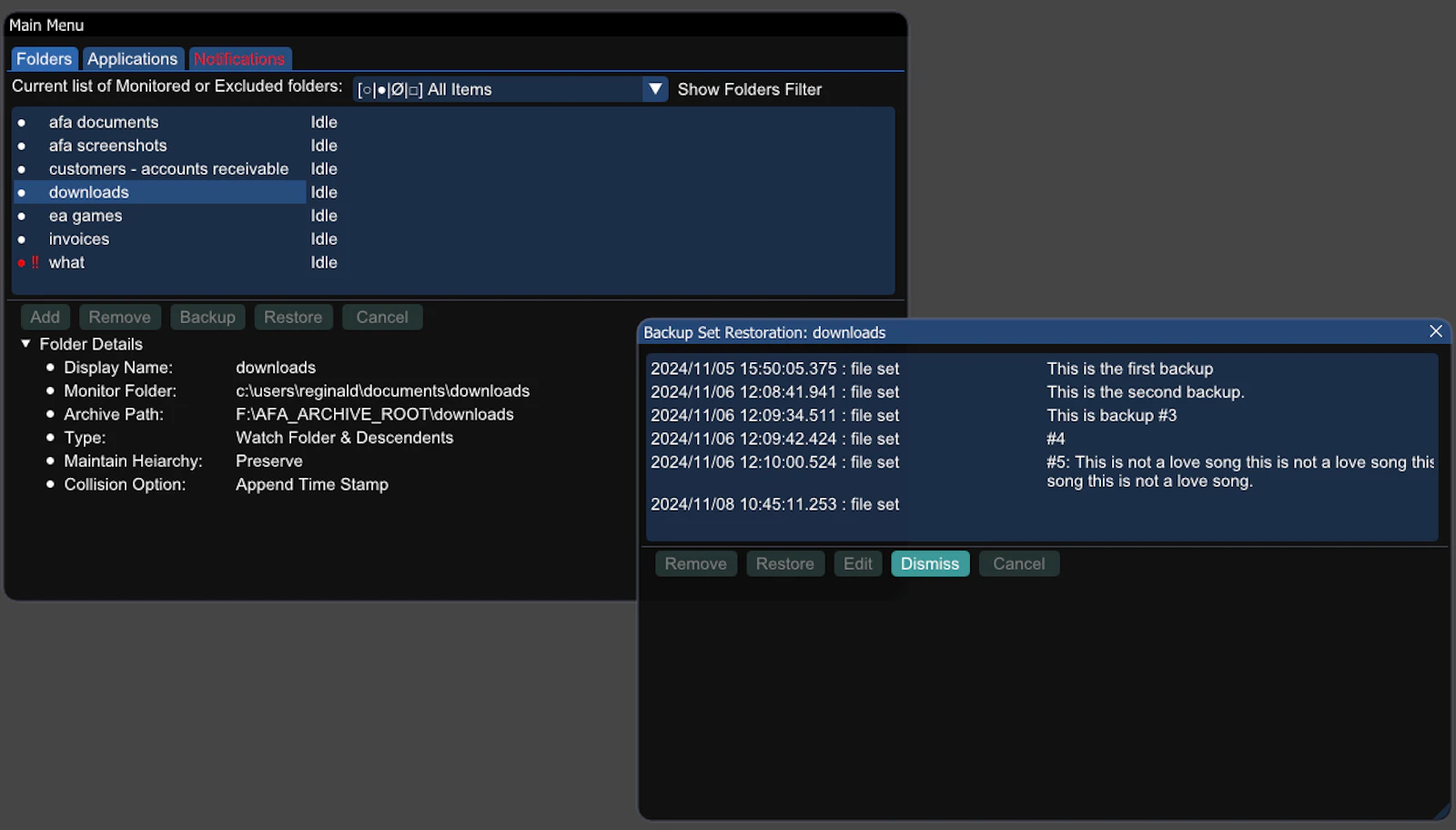 Active File Archiver takes off  screenshot 11