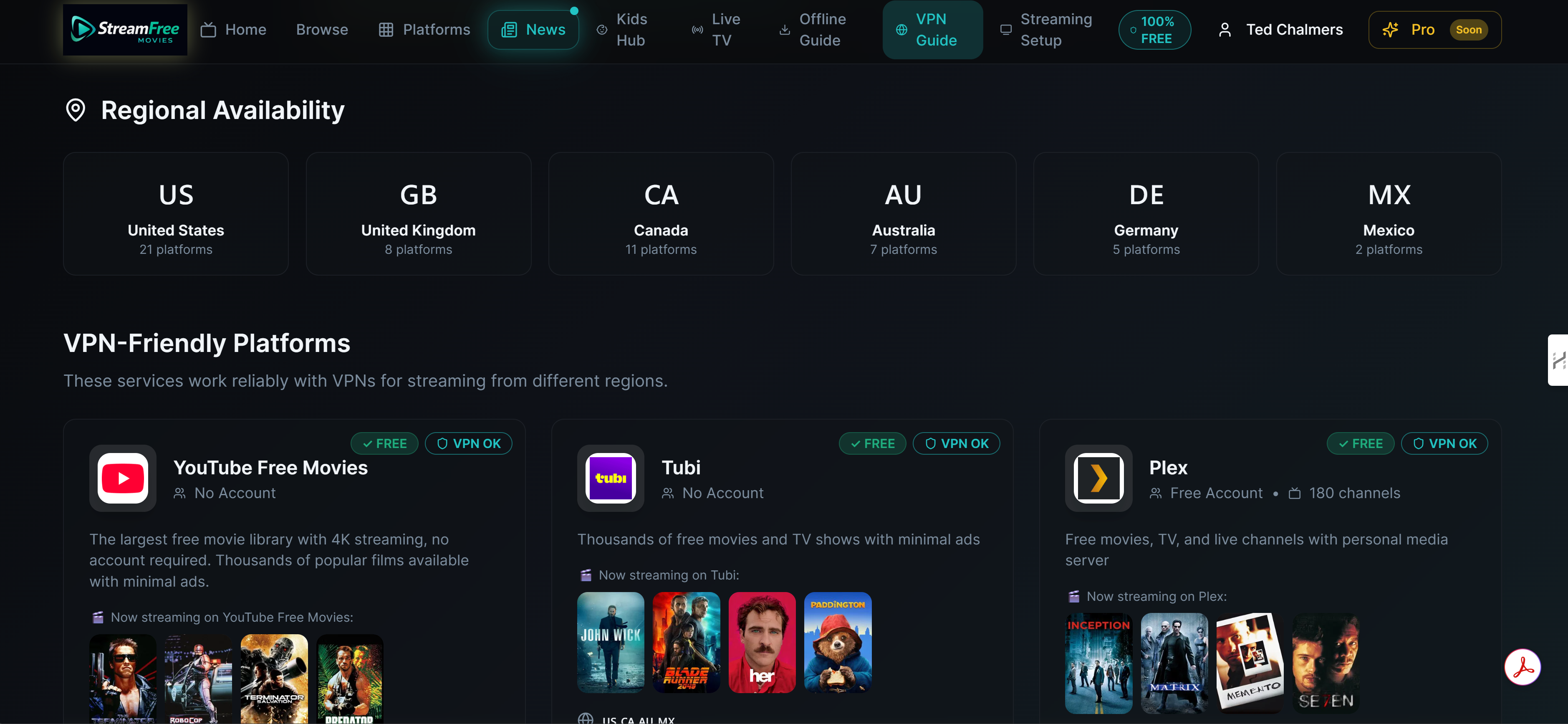 StreamFree Movies gallery image