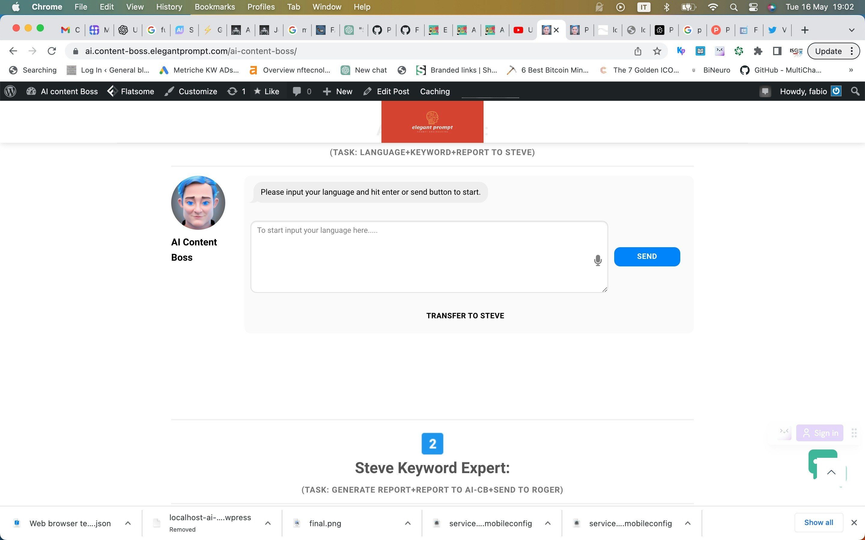 AI Agent To write content media 6