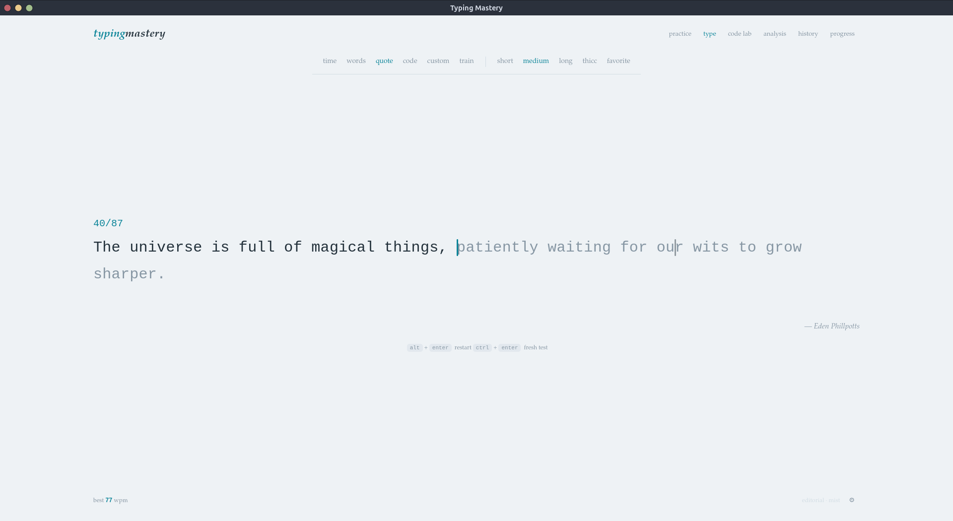 Typing Mastery gallery image