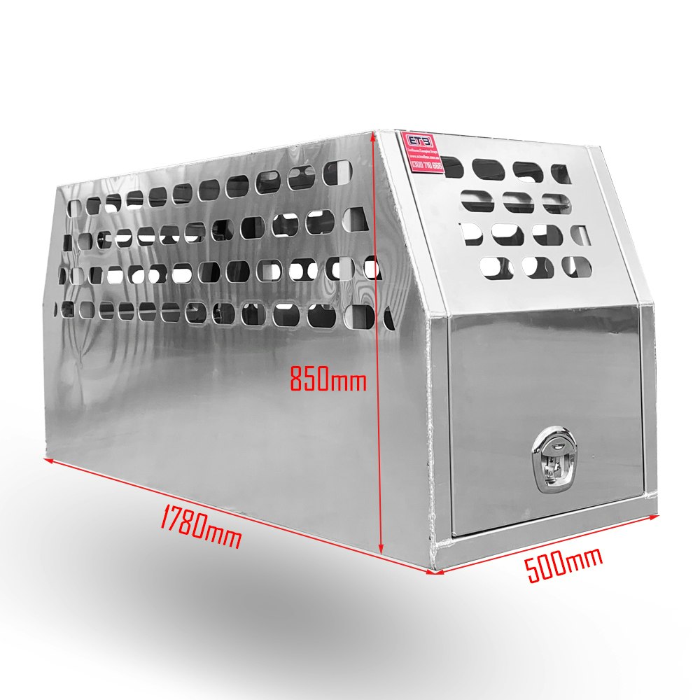 500mm Flat Plate Aluminium Full Dog Box - Product Hunt launch logo