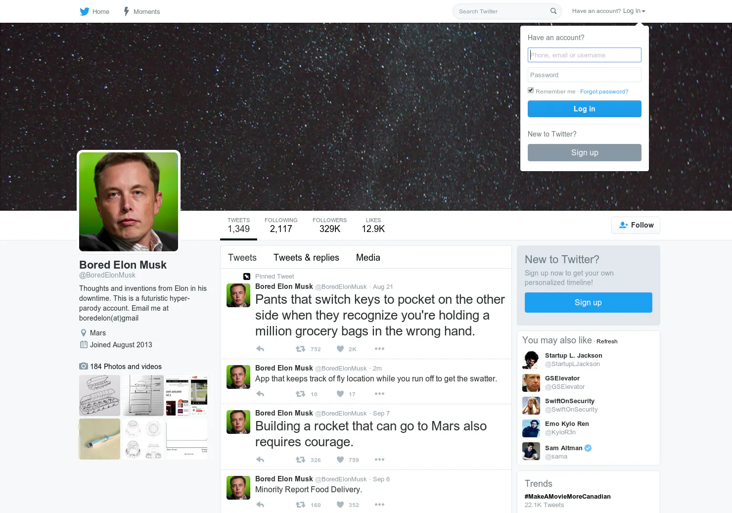 Bored Elon Musk