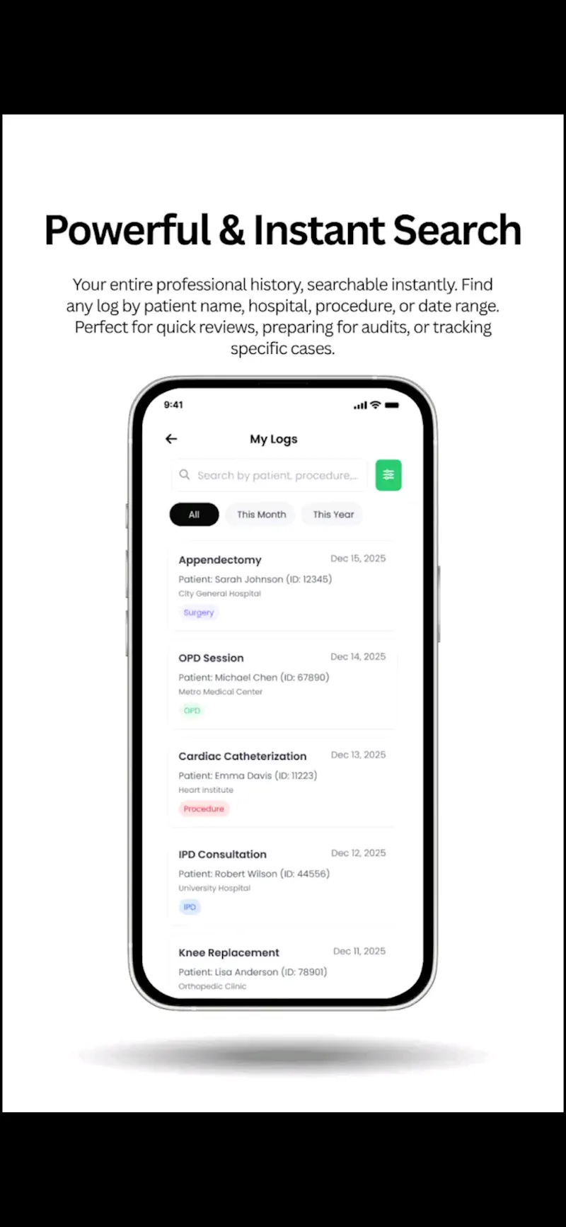 DocLogbook screenshot 7