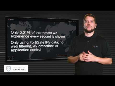 Fortinet Threat Map Image