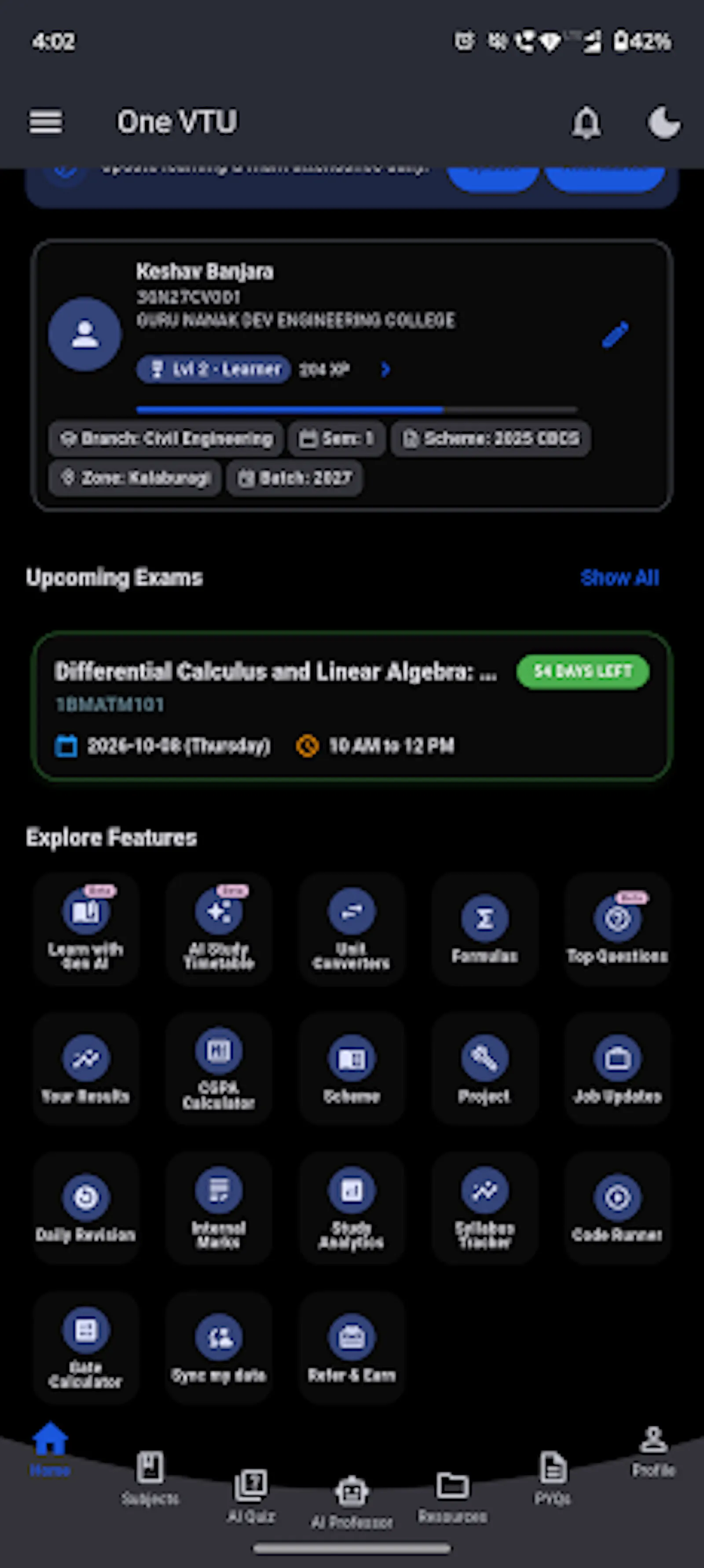 One VTU screenshot 3