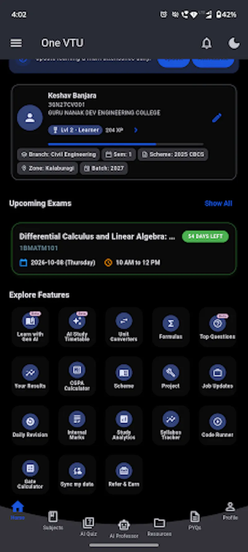 One VTU screenshot 3