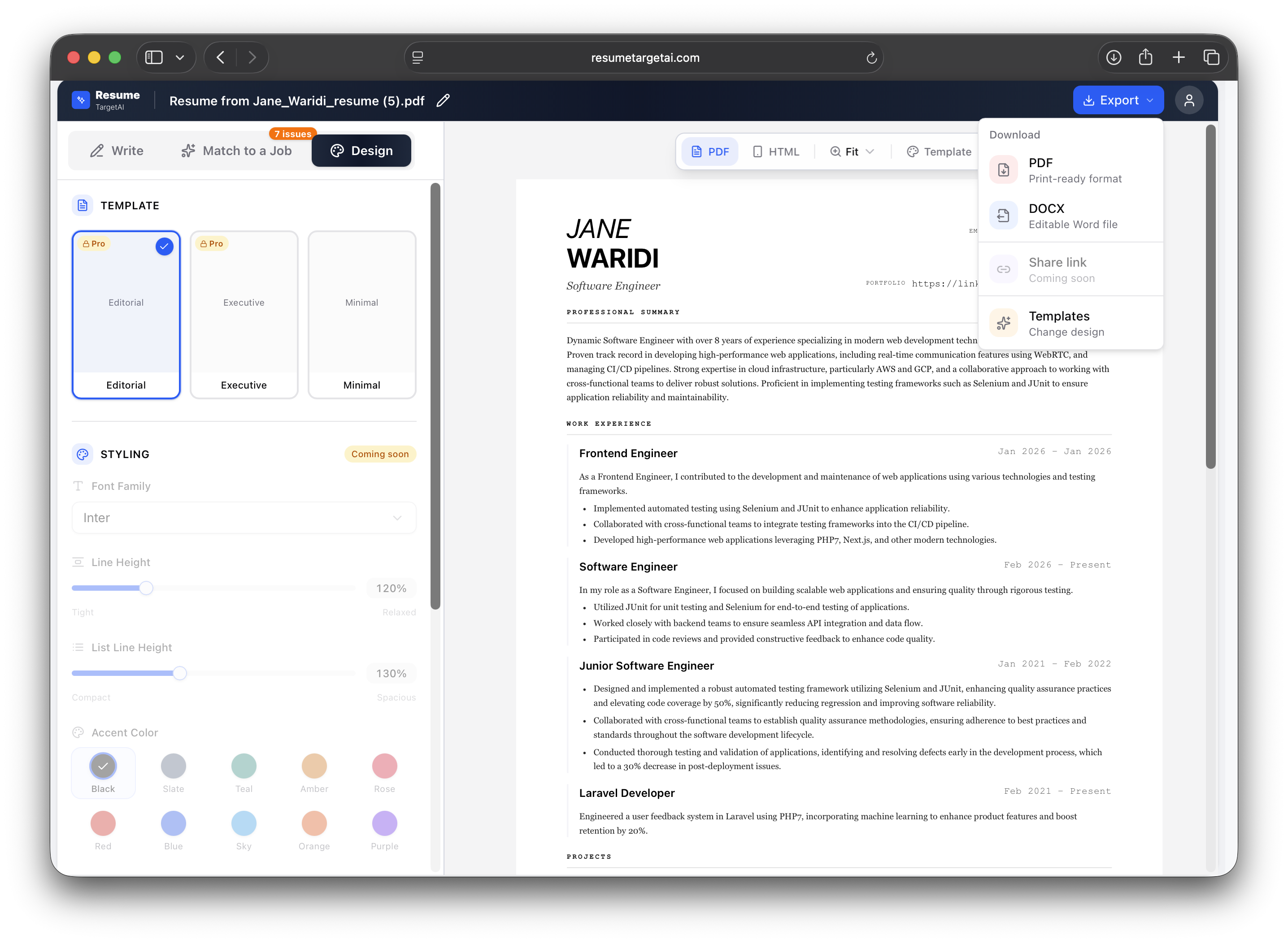 ResumeTarget AI gallery image