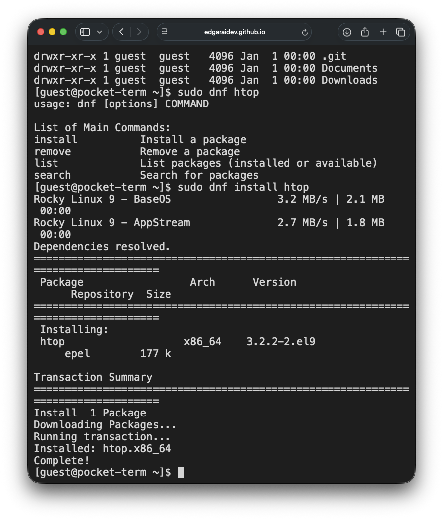 PocketTerm - Screenshot 3 showing product features and functionality