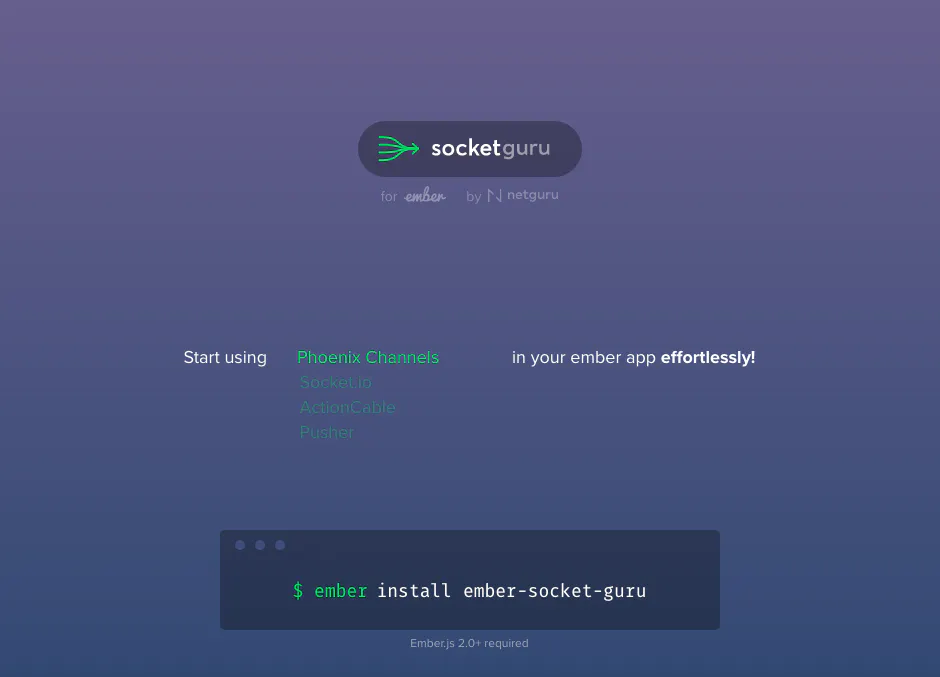 Ember Socket Guru