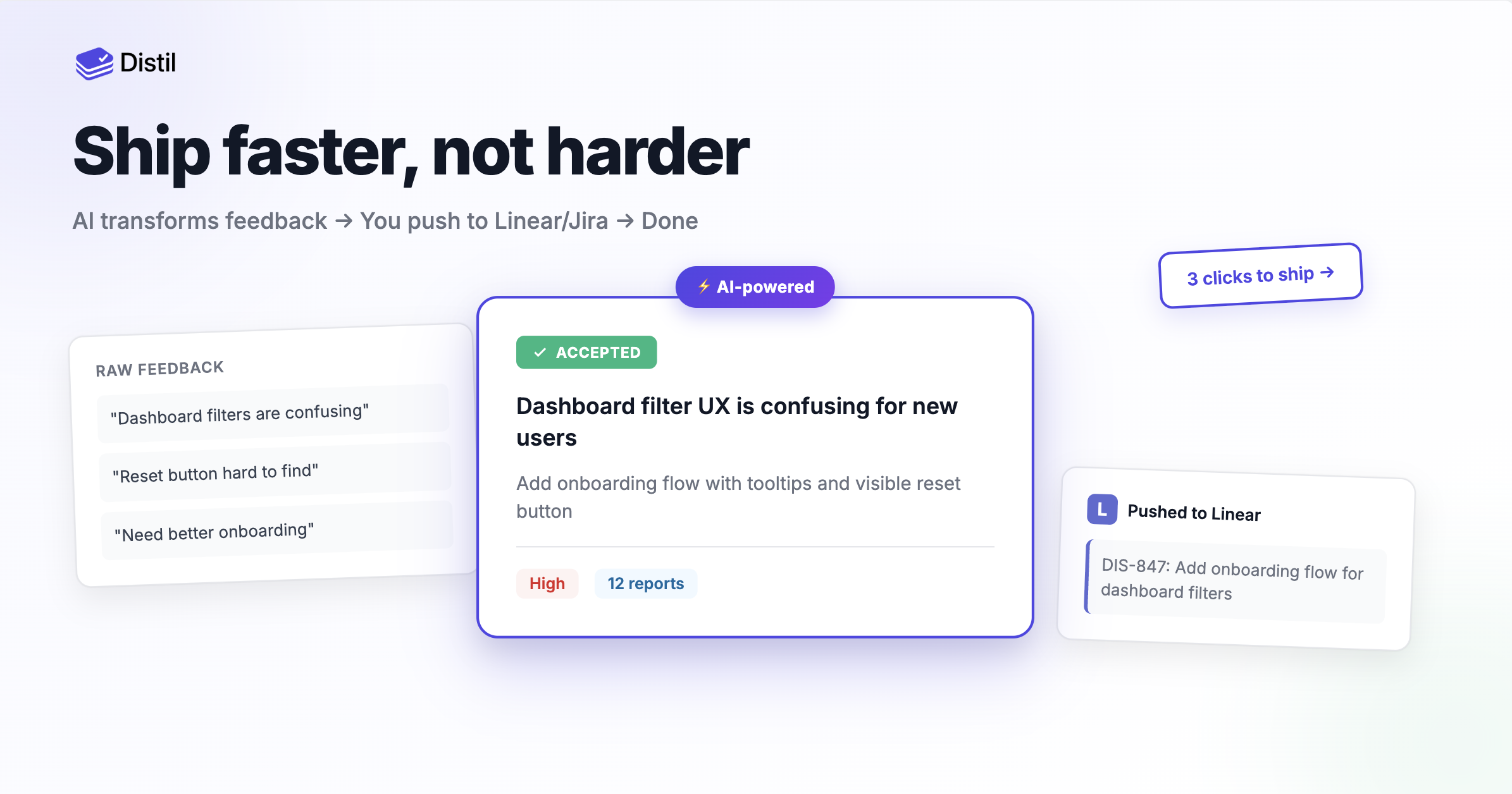 Distil - Screenshot 4 showing product features and functionality