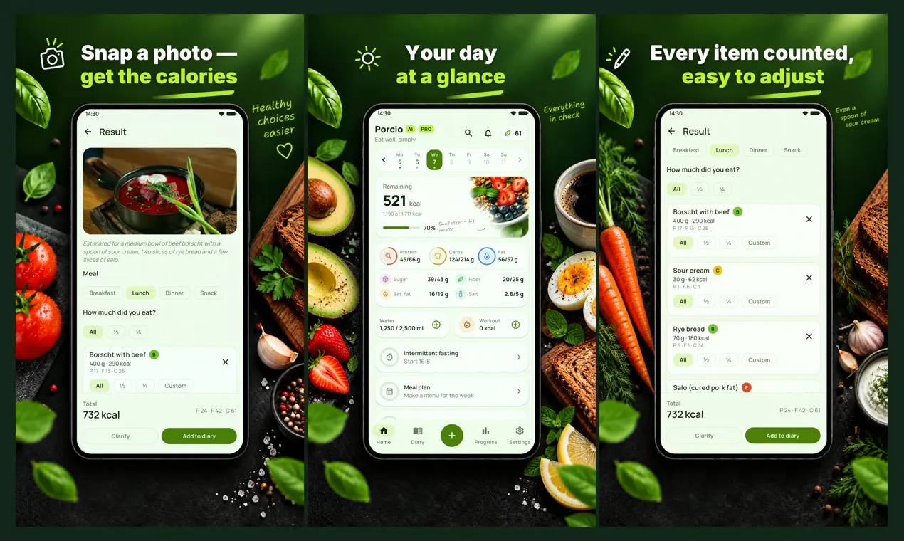 Porcio AI: Calorie Counter gallery image