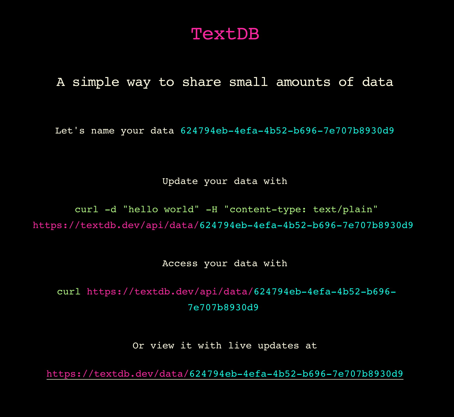 Textdb gallery image
