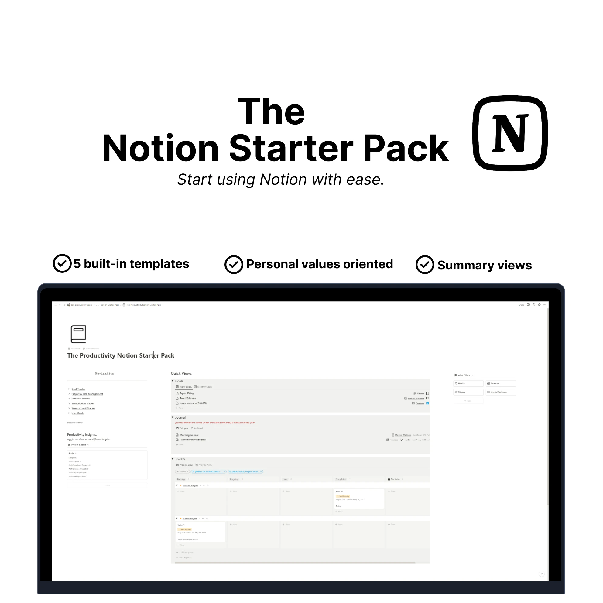 Notion Starter Pack