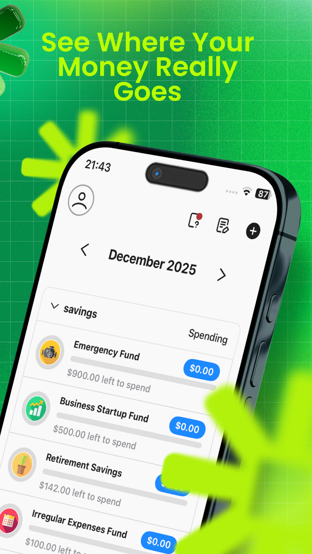 Optivault - AI Financial Advisor App - Screenshot 2 showing product features and functionality