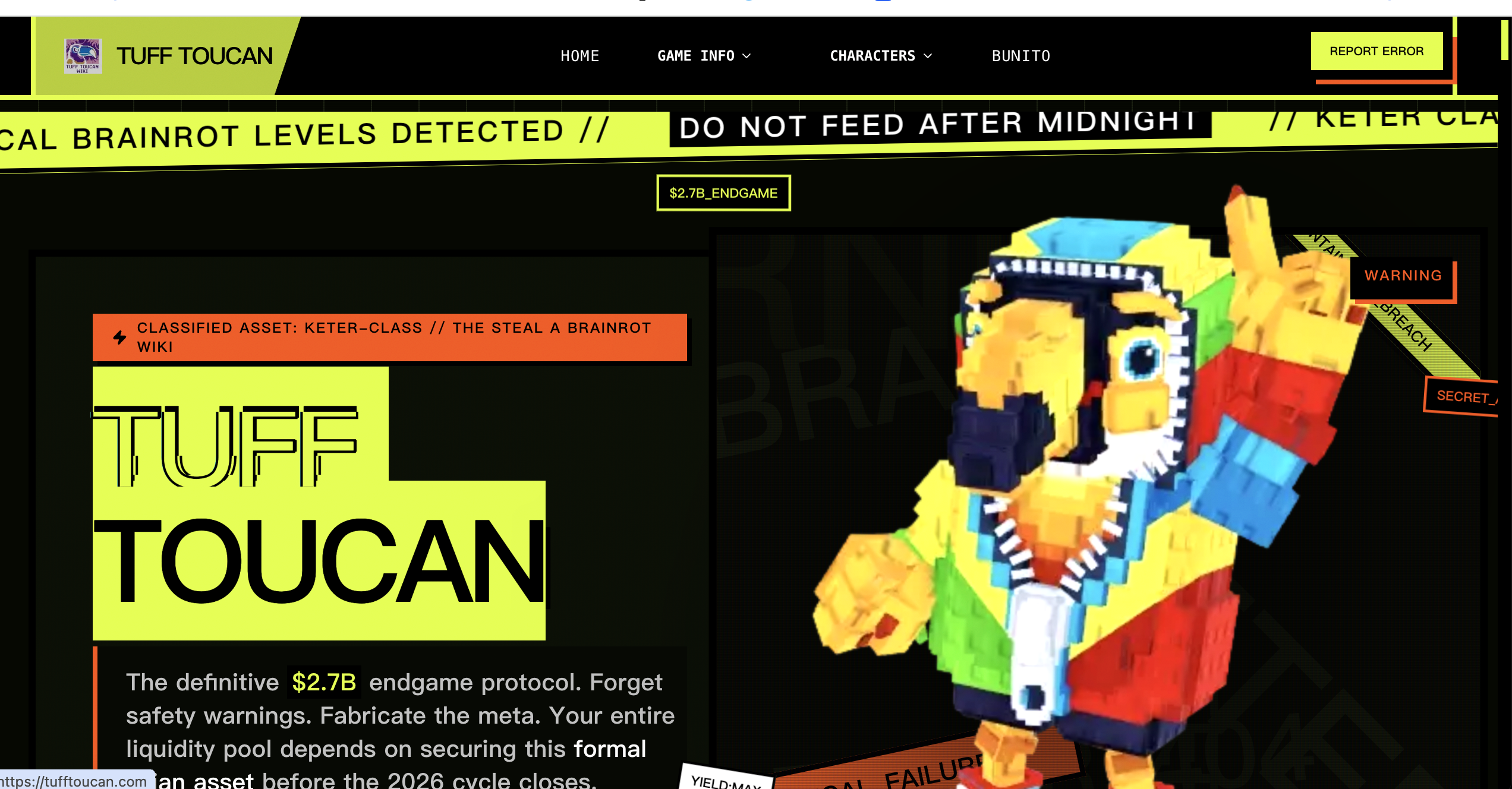 Tuff Toucan - Screenshot 2 showing product features and functionality