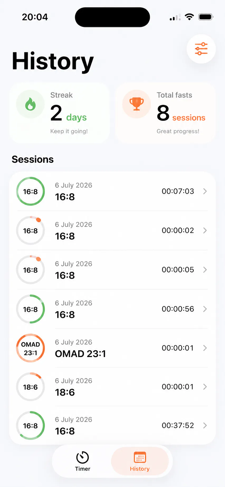 Simple Fasting Timer gallery image