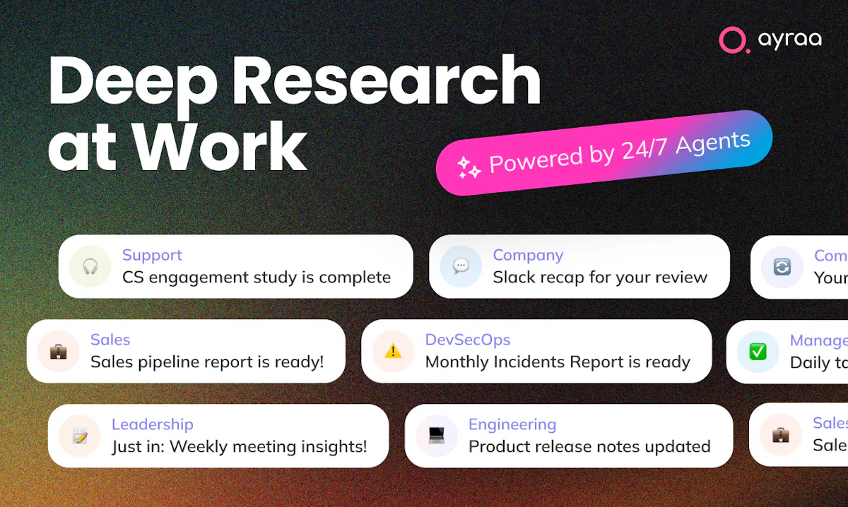 Deep Research @Work