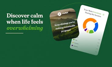 Yuna Platform - Conéctate con una plataforma segura que ofrece un espacio para expresar tus sentimientos, reflexionar sobre tu día y explorar un camino hacia el bienestar con Yuna, tu compañera de confianza en la salud mental.