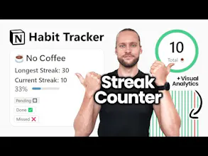 Habit Tracker for Notion gallery image