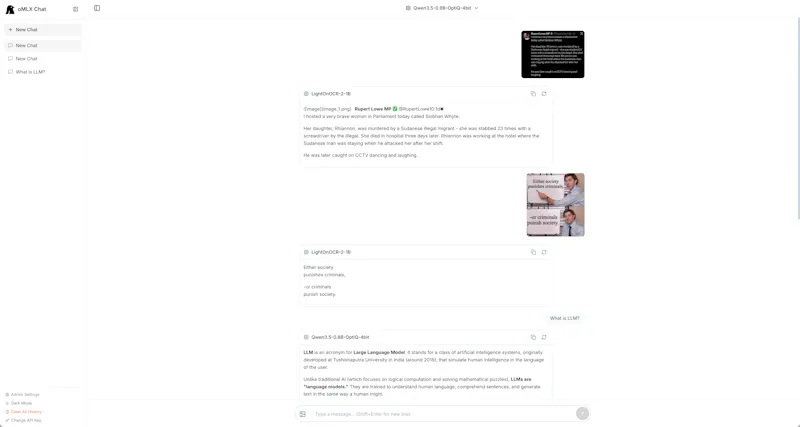 oMLX screenshot 2