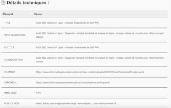 Analyse SEO gratuite pour les néophytes gallery image