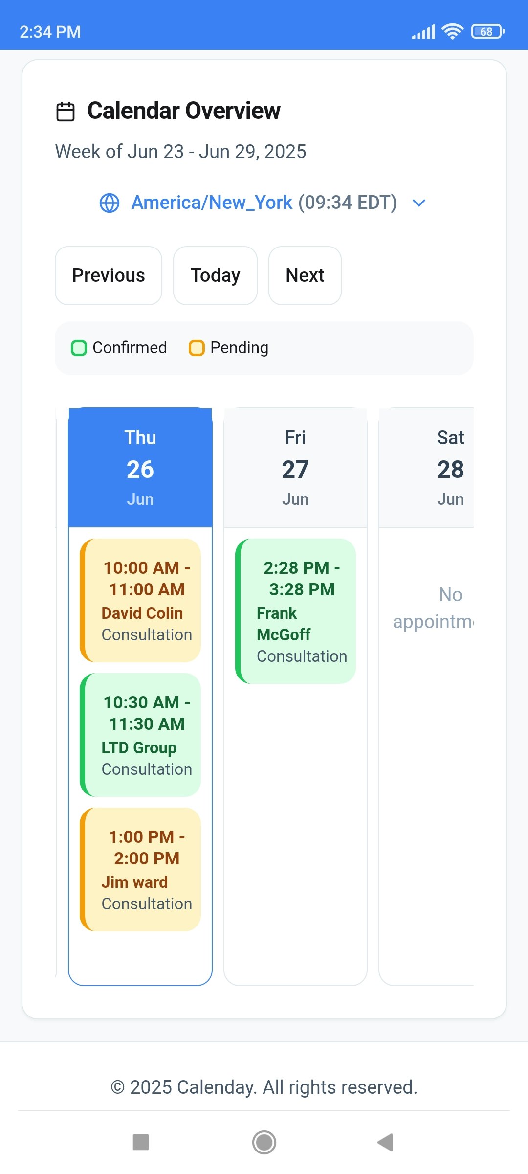 Calendario - Plataforma de programación de citas profesionales media 6
