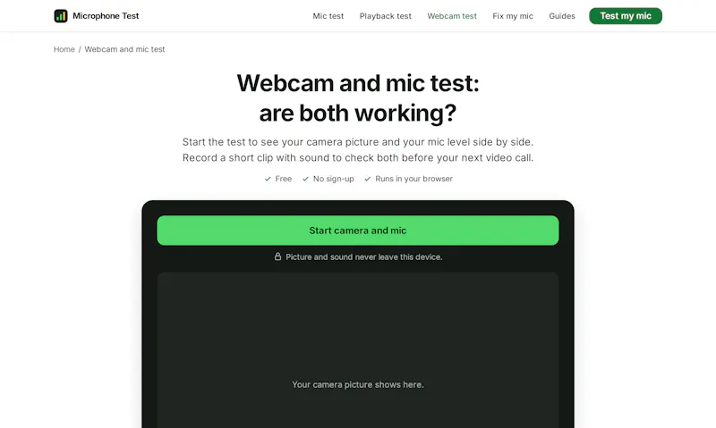 Microphone Test screenshot 3