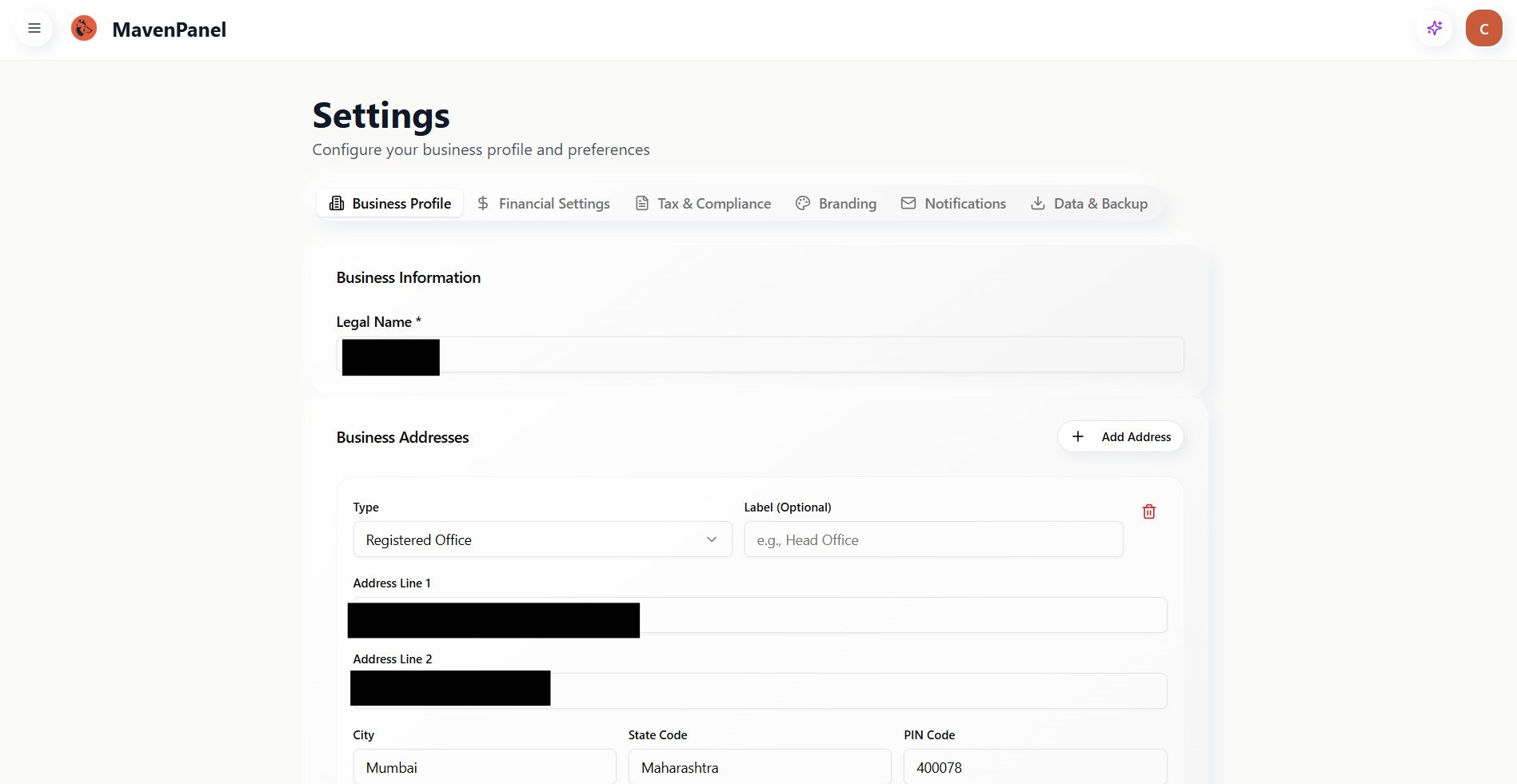 MavenPanel gallery image