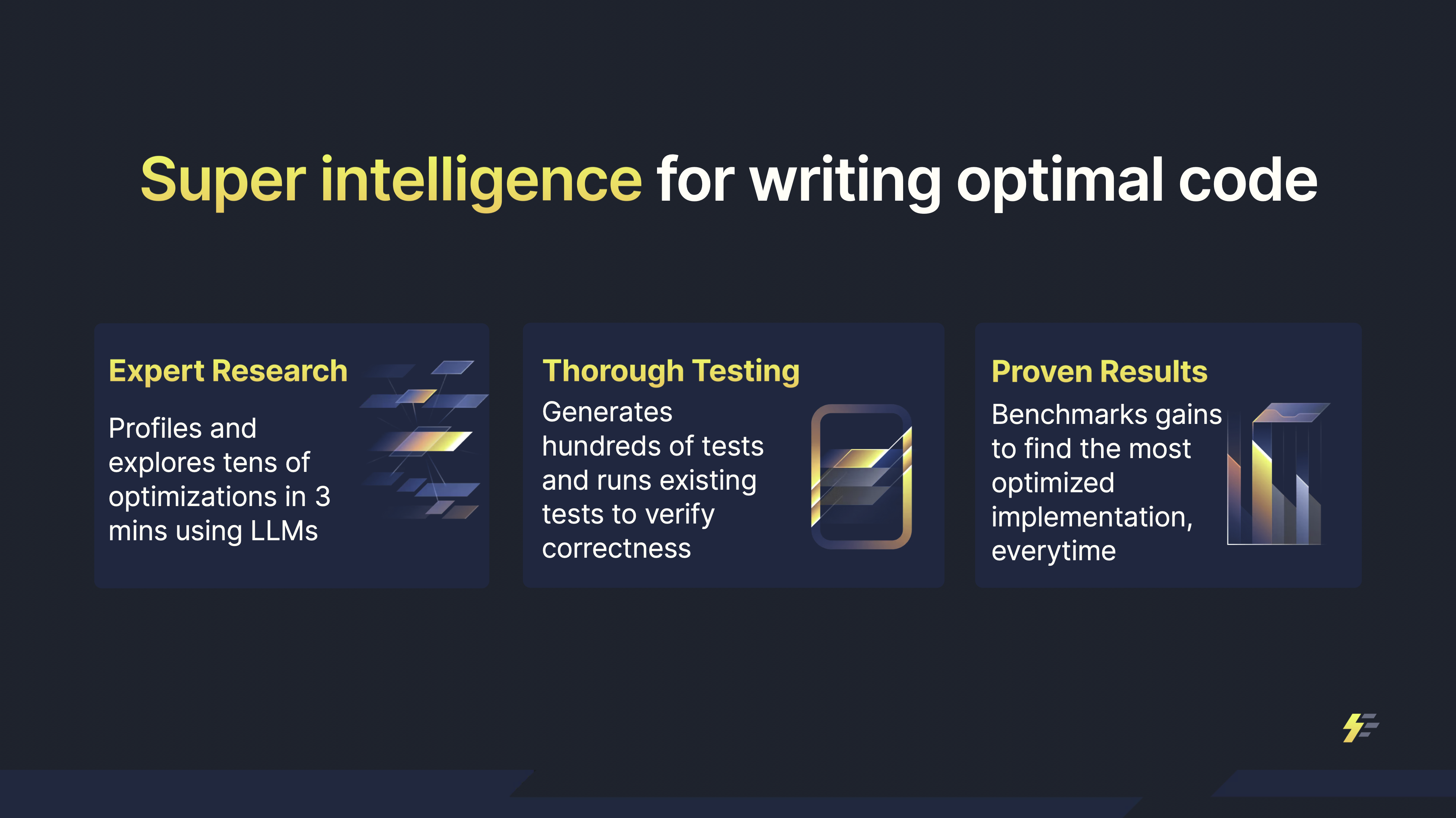 Codeflash - Main screenshot showing features and interface