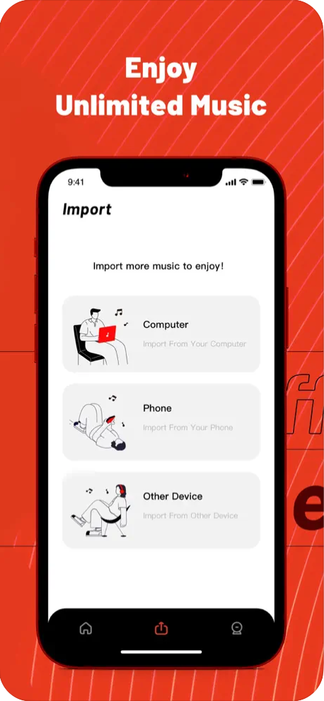 เครื่องเล่นเพลงออฟไลน์วิดีโอ mp3 media 4