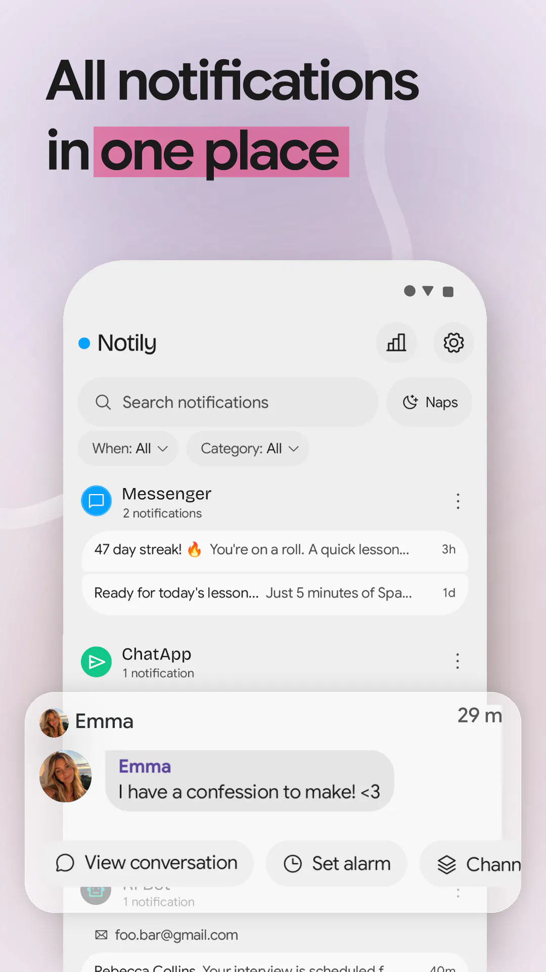 Notily: Beautiful Notification History! gallery image