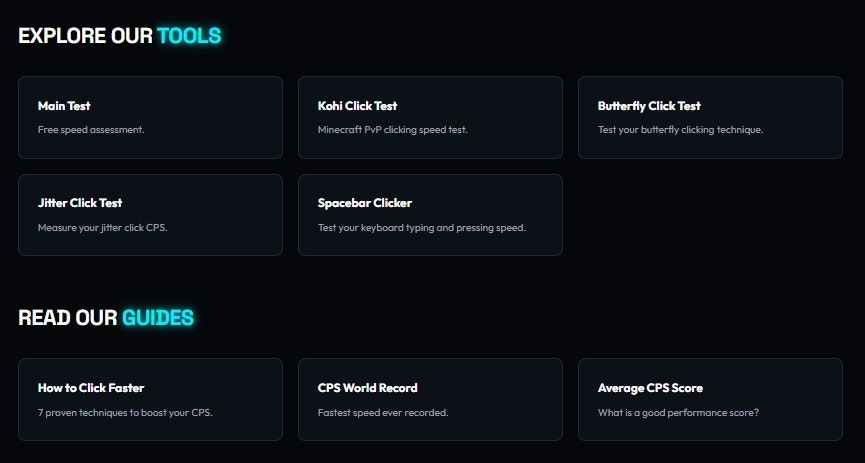 CPS Test — Click Speed Test gallery image
