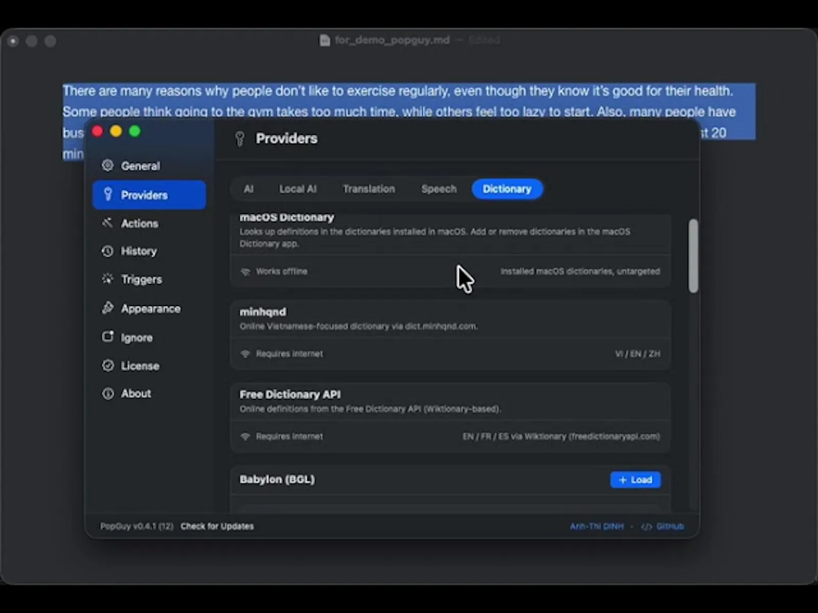 PopGuy screenshot 1 (video preview)