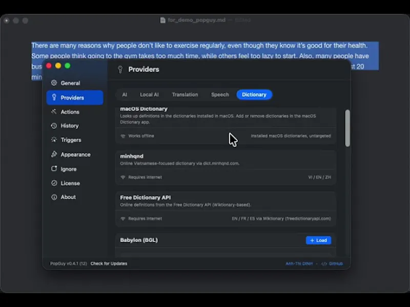 PopGuy screenshot 1 (video preview)