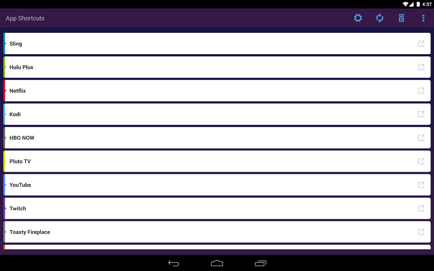 App Shortcuts gallery image