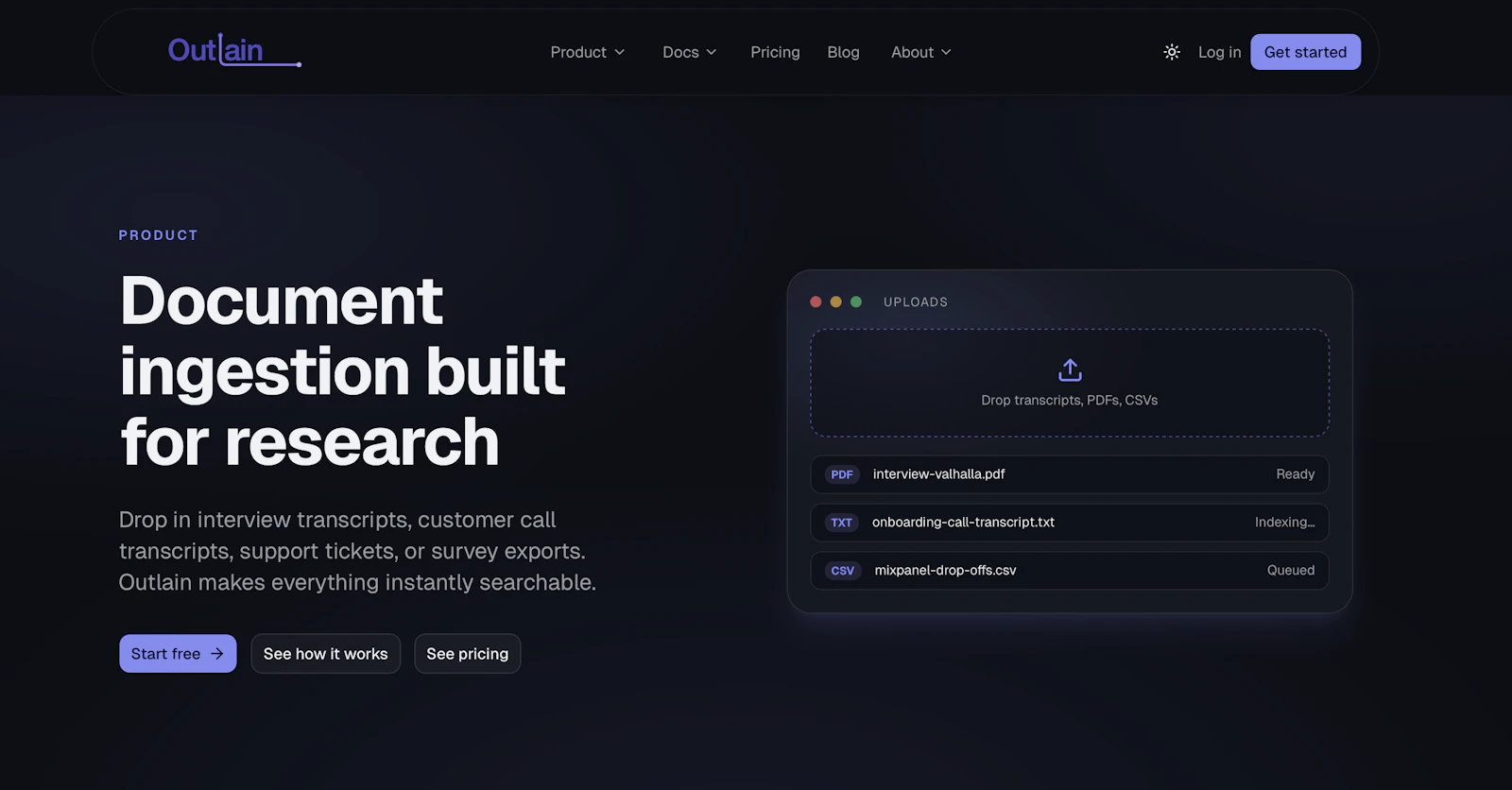 Outlain screenshot 1