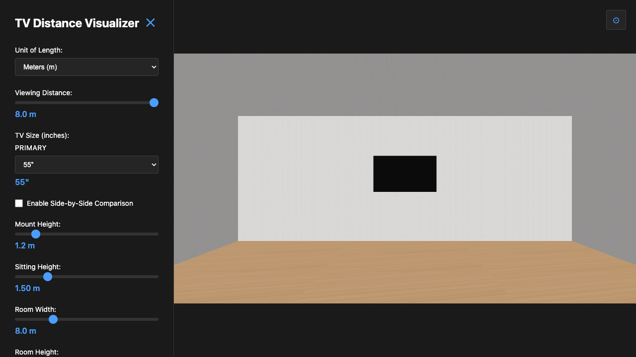 TV Distance Visualizer gallery image