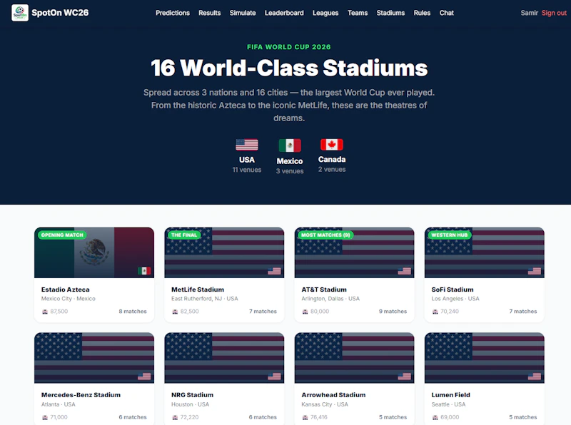 SpotOn WC26 screenshot 4